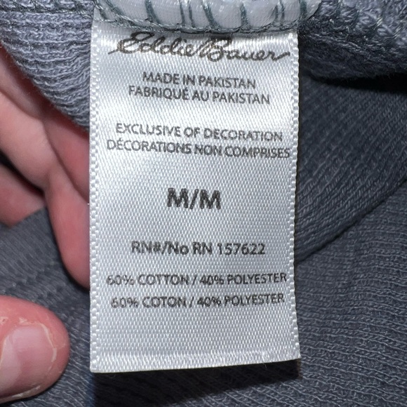 Eddie Bauer Waffle Knit Long Sleeve Shirt - Picture 10 of 11